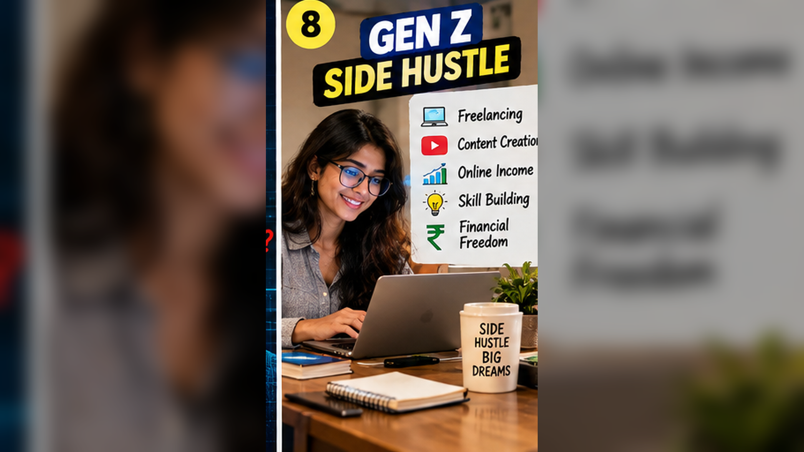 Jobसोबत Side Hustle! Gen Z मध्ये Freelancing, Creator Economy आणि Online Incomeची चर्चा