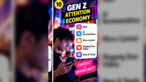 Gen Z चे Attention मिळवण्यासाठी कंपन्यांची स्पर्धा; Reels, AI आणि Micro-Contentचा दबदबा